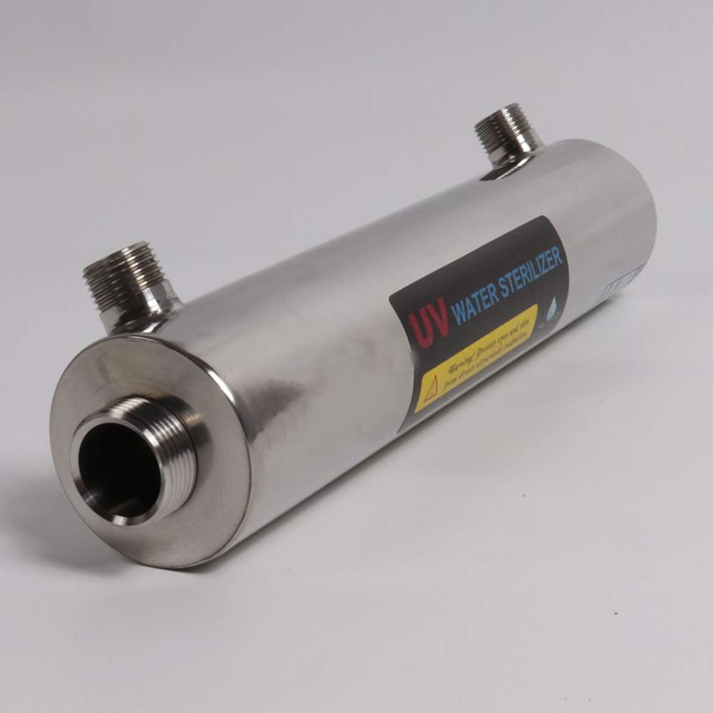 Desinfectante UV de acero inoxidable para 55 W 12 GPM