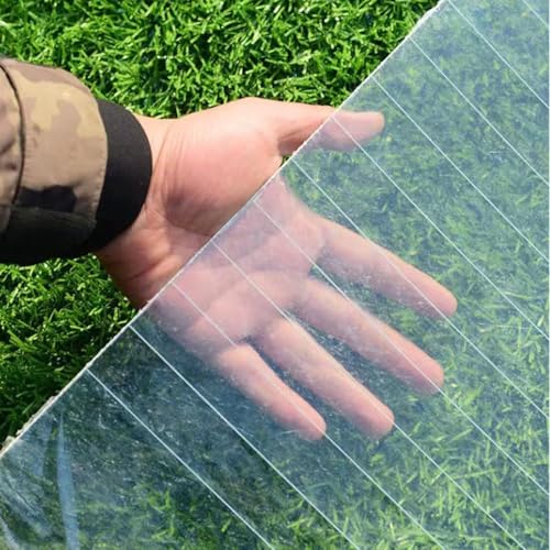Feuille de polycarbonate transparente sur mesure pour couverture de serre extérieure et toit - 4