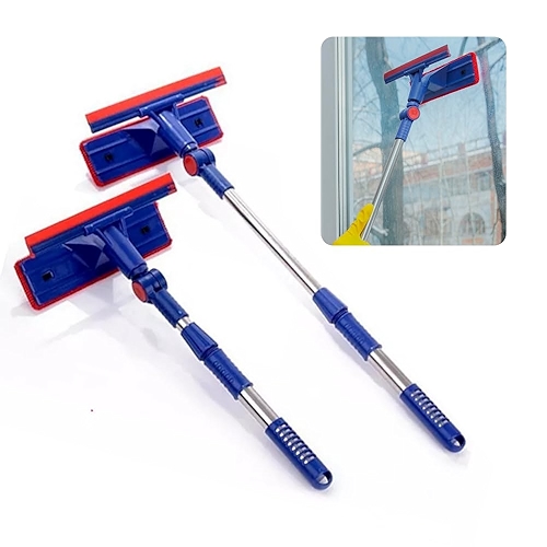 Rodo Rodinho Limpa Vidros Carro Janela Azulejo Multiuso 2 em 1 Cabo Retratil Esfregao Rodo...