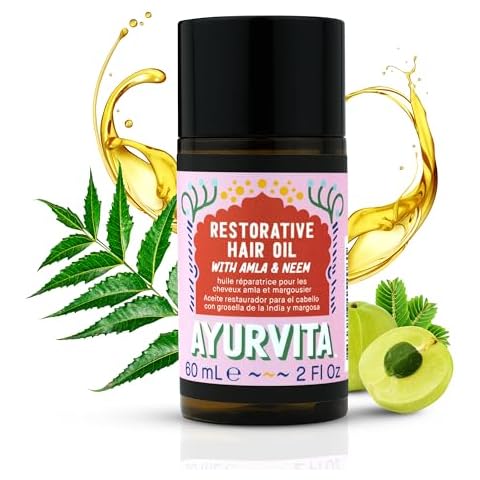 AyurVita Restorative Hair Oil - Nourishing and Strengthening Treatment Cover
