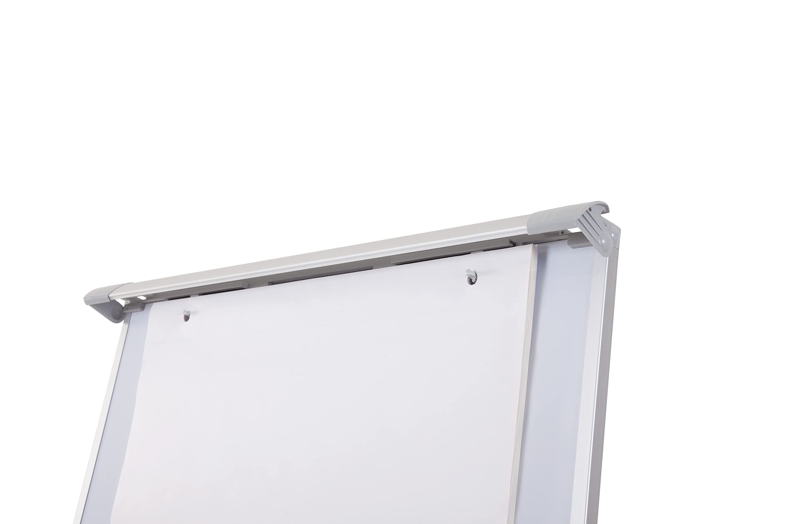 Bi-Office Pizarra Magnética con caballete móvil Smart, rotafolios con ruedas, marco de aluminio de 70 x 100 cm