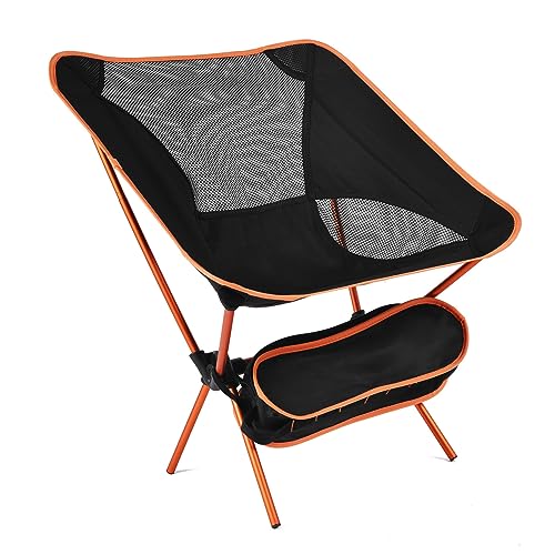 Chaise de camping pliante portable et robuste 80 kg avec sac