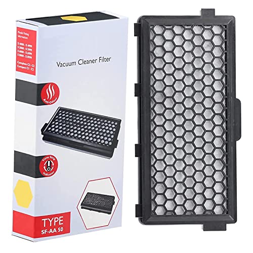 SPARES2GO Type SF-AA50 Carbon Filter compatible with Miele C2 C3 Cat & Dog Compact Complete Ecoline Vacuum Cleaner