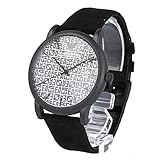 EMPORIO ARMANI エンポリオアルマーニ 腕時計 時計 メンズ 男性 アナログ クオーツ 電池 3針 シンプル 日付 デイト LUIGI ルイージ カジュアル ビジネス 仕事 防水 フェルト レザー 革 ブラック 黒 AR11274 プレゼント ギフト 父の日 [並行輸入品]