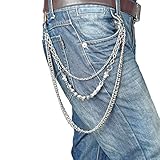 PINKPIN Hip Hop Trousers Key Chain Motorcyle Jean Gothic Rock Biker Keychains