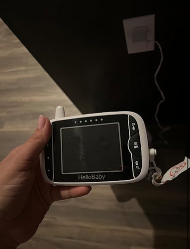 Miniatura 8 de Monitor de bebé con cámara de zoom panel remoto y pantalla LCD de 32 pulgadas visión nocturna infrarroja pantalla de temperatura laboratorio audio