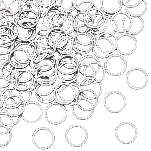 Anneaux de liaison 10mm en acier inoxydable 304 pour la création de bijoux DIY