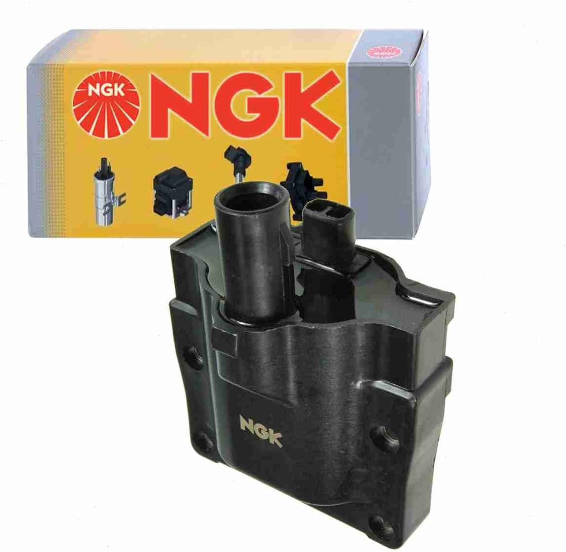 NGK Ignition Coil compatible with Lexus LS400 4.0L V8 1990