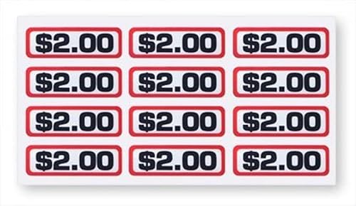 Norton Supply Coin Slide Decals (12 Waterproof Labels)