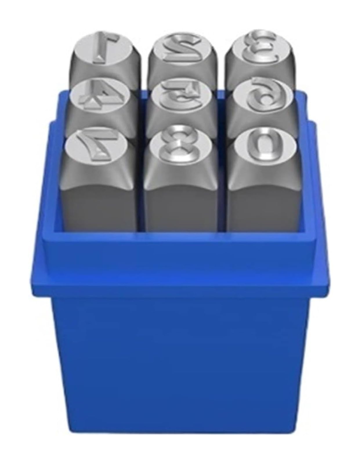 Steel Letter Mould, Letter Number Stamp Punch Set, Steel Punches for Letters Numbers 2-8mm(8mm Letters)