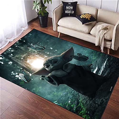 TONATO Teppich 3D Star Wars Muster, weicher Flanell Teppich für Wohnzimmer Schlafzimmer Dekor,...