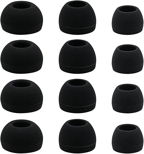 6 pares de puntas de silicona para los oídos compatibles con Skull Candy Sesh Evo, auriculares intrauditivos inalámbricos verdaderos compatible con disponible en Yaxa Peru