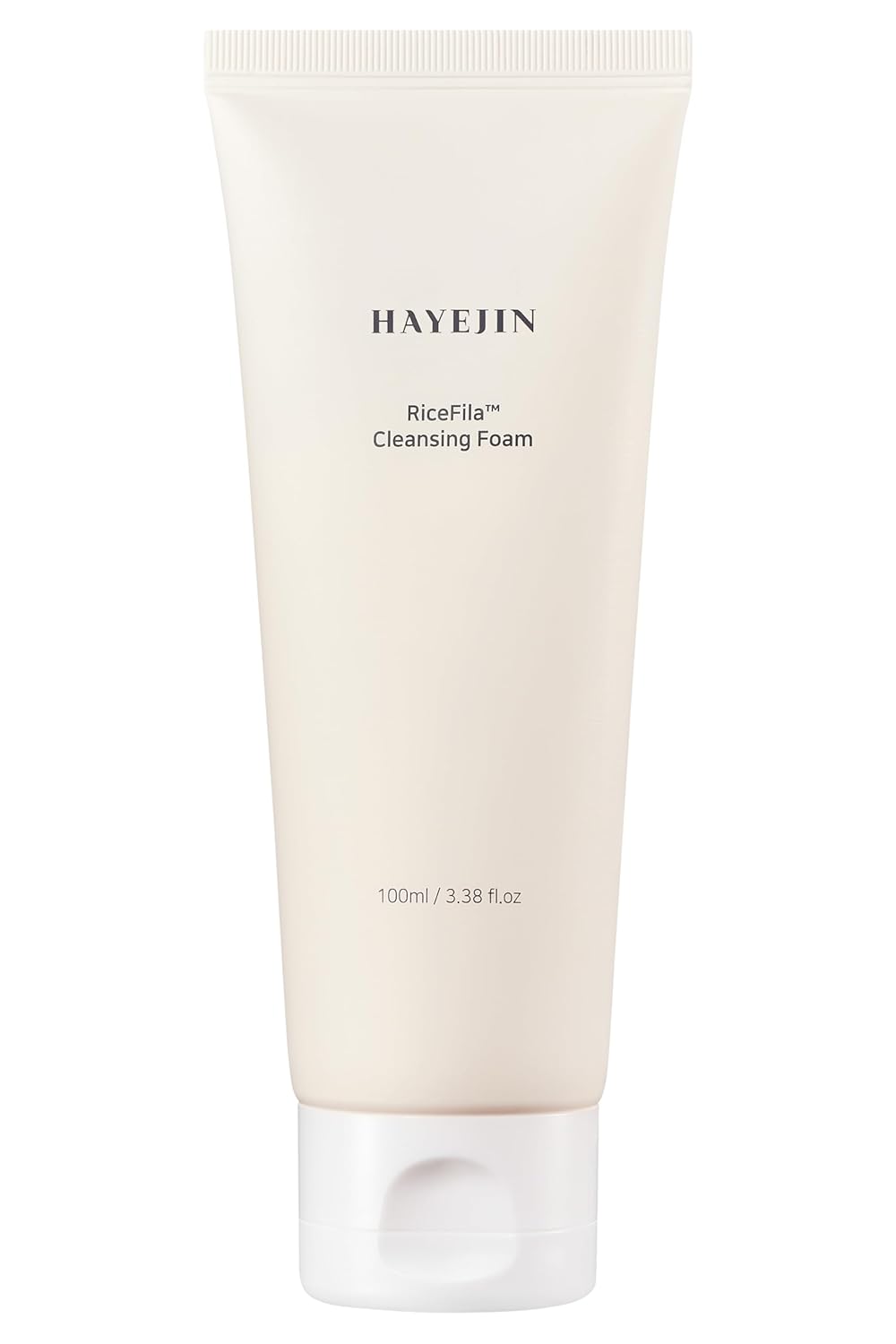 HAYEJIN RiceFila Cleansing Foam - Rice Water Face Wash with Ceramides & 6 Peptides - Gentle Moisturizing Foaming Facial Cleanser - Vegan & Hypoallergenic Korean Skincare 3.38 fl oz