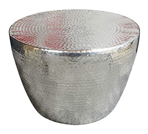 MichaelNoll Couchtisch Modern, Wohnzimmertisch Sofatisch Beistelltisch Tisch Groß aus Metall, Hammerschlag Orient… – Bild 6