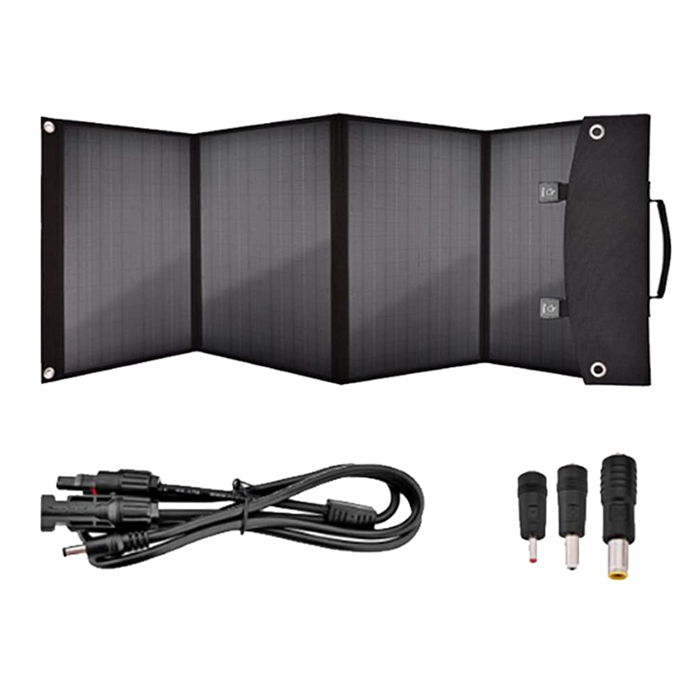 Caricabatterie a Pannelli solari 100W Pieghevole Caricabatterie Solar Solar Cells Plate Bank con DC 12-18V Porti di Uscita USB USB 3.0 per la Batteria per Auto Laptop della Centrale elettrica