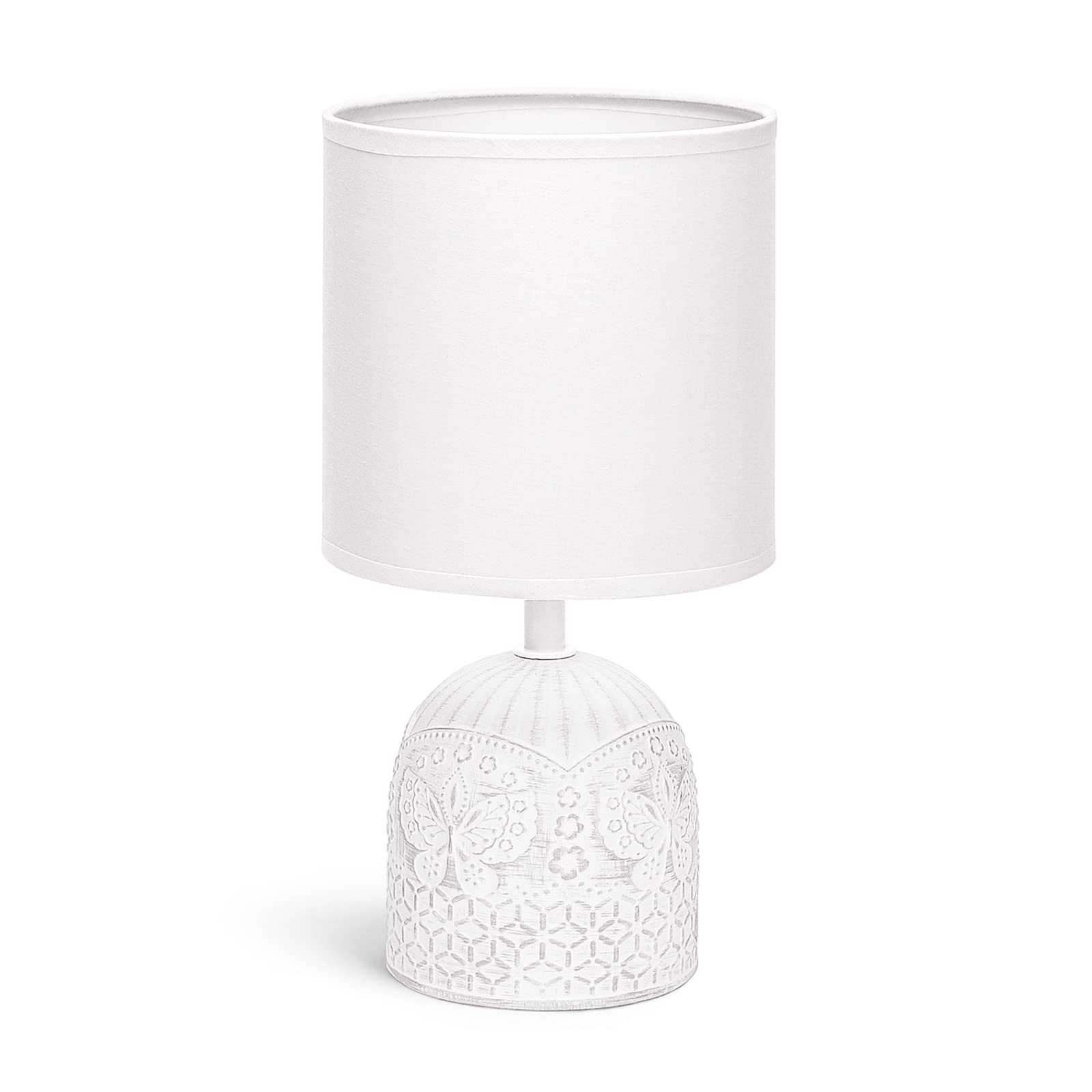 Lampada Da Comodino, Moderna Lampada Da Tavolo Base in Ceramica