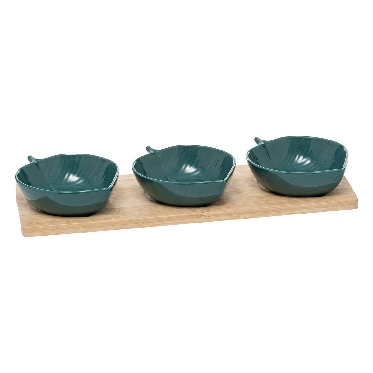 Set apéritif 4 pièces Yucatan Secret de Gourmet beige pour table