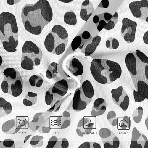 Joisal Leopard Print Black Grey White Toddler Girls Underwear 2t Cotton Cute Panties Girl Designer Briefs Kids Undies3