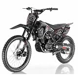 X-PRO DB‑36 250cc Adult Off‑Road Dirt Bike – 17HP 4‑Stroke Engine, 5‑Speed Manual, Inverted Forks, Hydraulic Disc Brakes, Electric + Kick Start, Big 21″/18″ Wheels (Black)