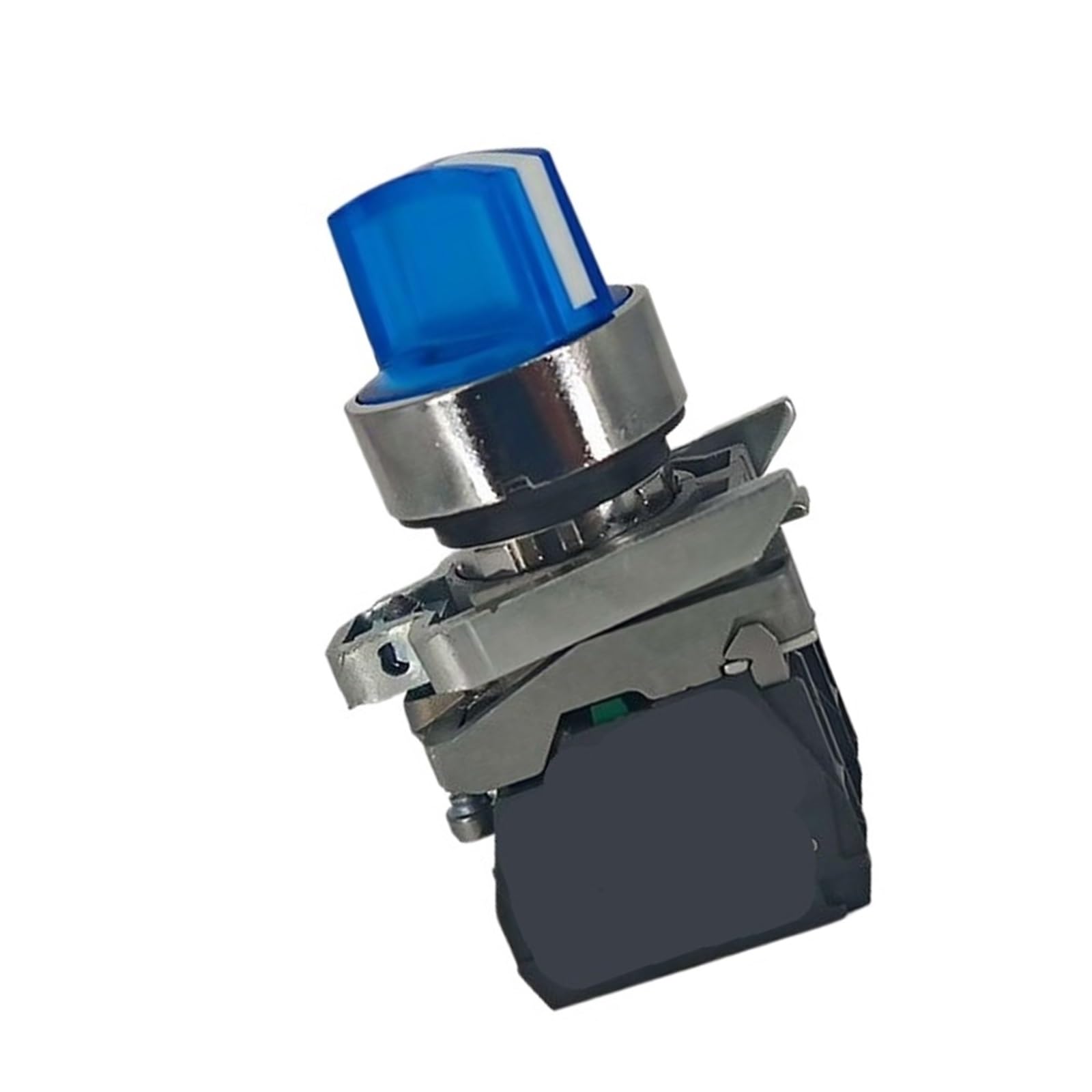 Selector switch XB4BK136B3 blue three-position 2NO 24V Ø22 for industrial control