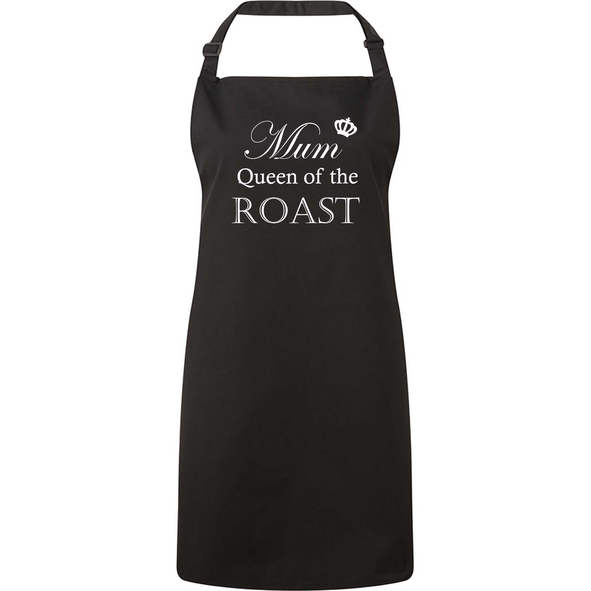 60 Second Makeover Limited Mum Queen Of The Roast Black Apron Novelty Gift Chef Kitchen Present Mothers Day