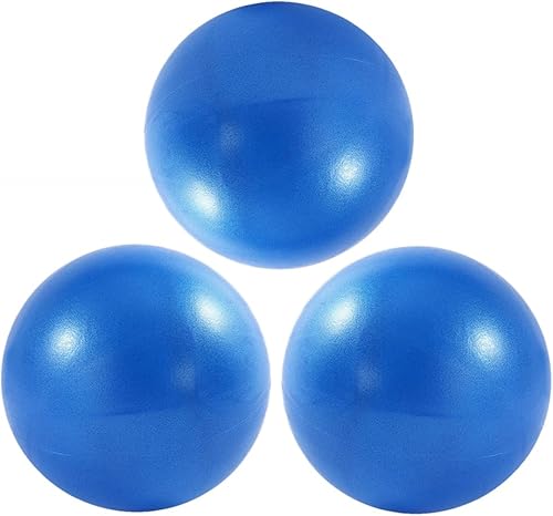 Miniatura 9 de Pelota de ejercicios de pilates de 9 pulgadas para yoga, ejercicios de estabilidad, gimnasio, pelotas resistentes a estallidos y antideslizantes,