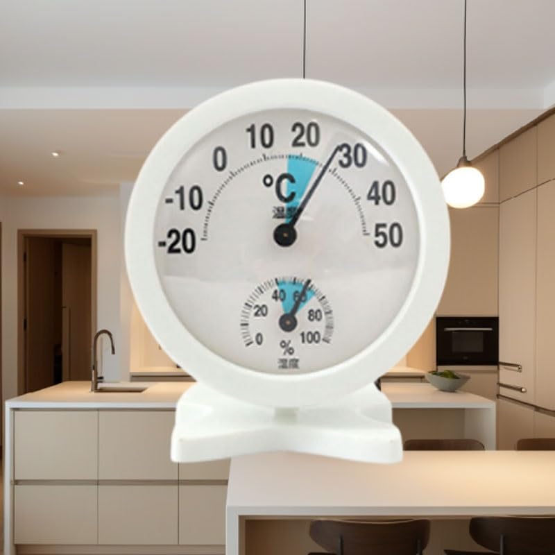 Dial Type Temperature Humidity Meter Indoor Stand Mounted Wall Function Model