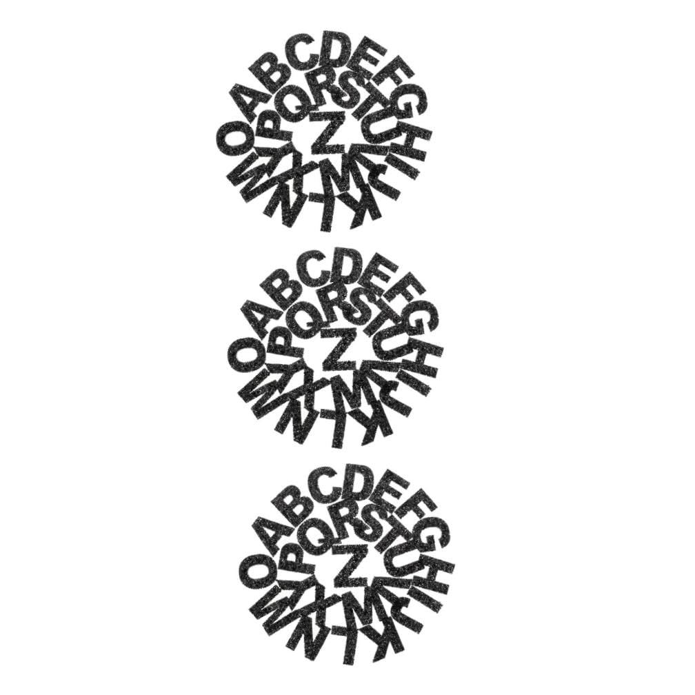 STOBOK 78piezas Pegatinas De Letras De Rincón De Brillantes Termoadhesivas Para Ropa Decoración De Bolsos y Manualidades Letras De Strass Para