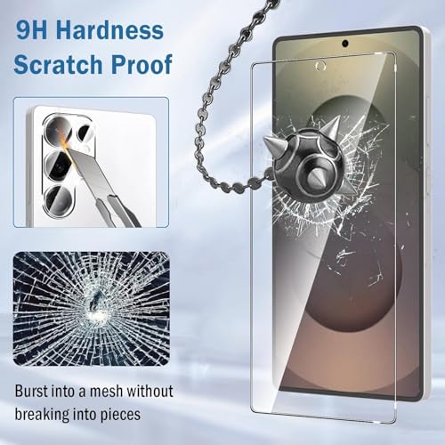 Image of Uyiton SHILD (2 Pack) Tempered Glass Screen Protector for Samsung Galaxy S25 Ultra (6.9) | 9H Hardness | Fingerprint Compatible | HD Clarity | Anti-Scratch | Military-Grade | Easy Installation