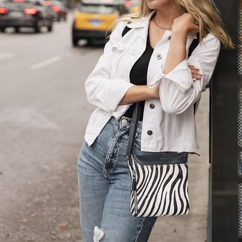 Image of Leather Crossbody Bags for Women - Ladies Sling Handbags - Medium Cross body Purses Handbags - Purses For Women