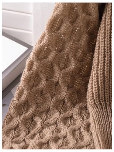 SHENHE Girl's Cardigan Button Down V Neck Knitted Long Sleeve Cropped Sweater Cardigan3