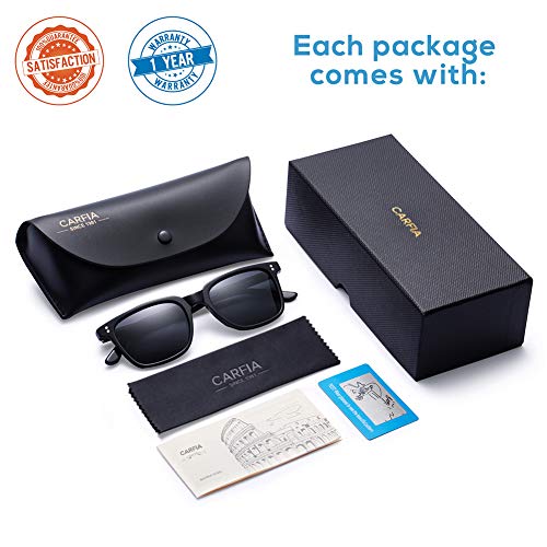 CARFIA CA5354 Classic Square Polarized Sunglasses — view 7