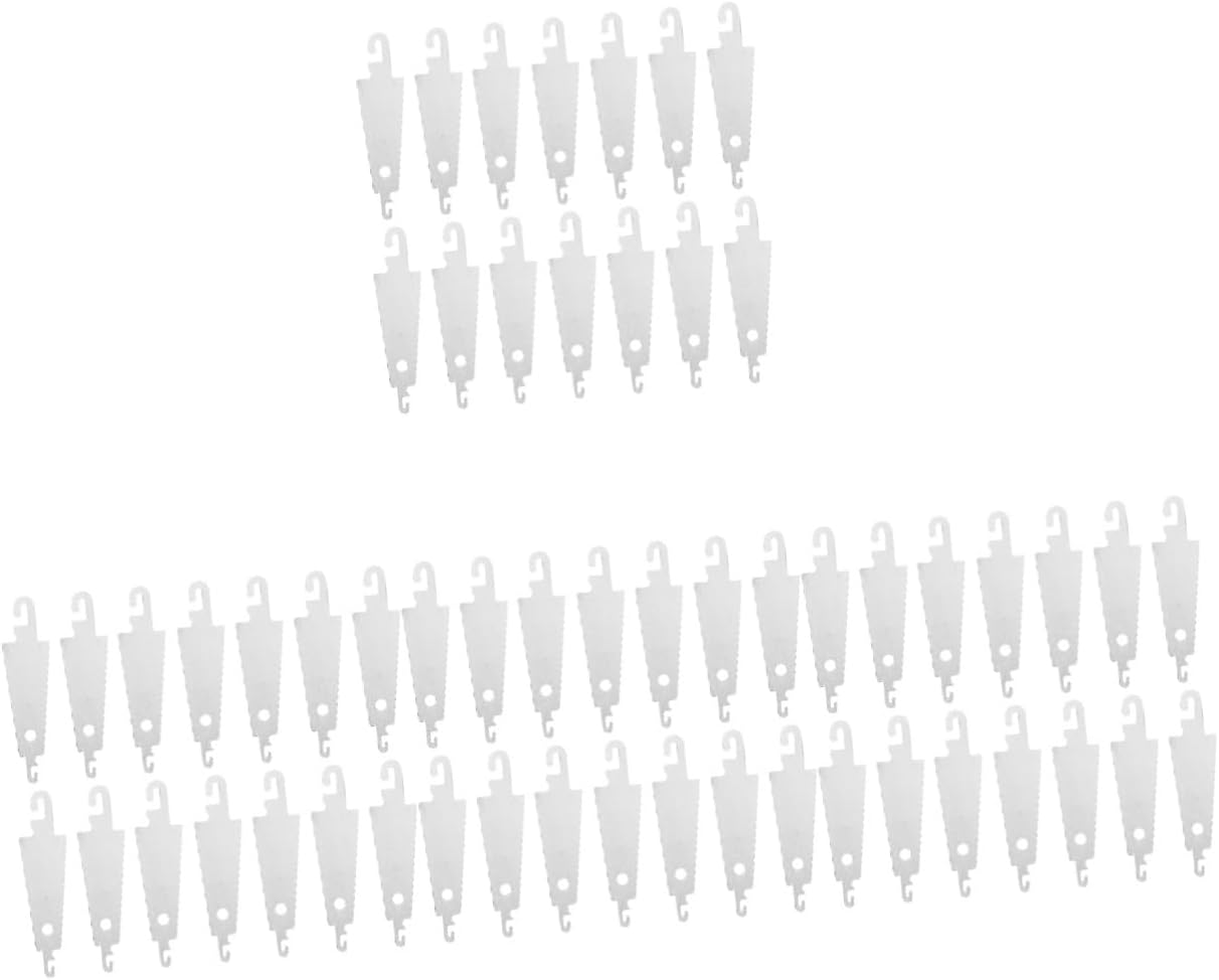 STOBOK 400pcs Steel Hook Needle Threaders for Cross and Hand Sewing Easy to Use Sewing Accessories for Embroidery Projects for Beginners and Professionals