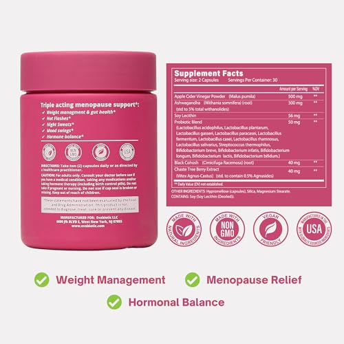 EVABIOTIC Complete Menopause Vitamins Supplement