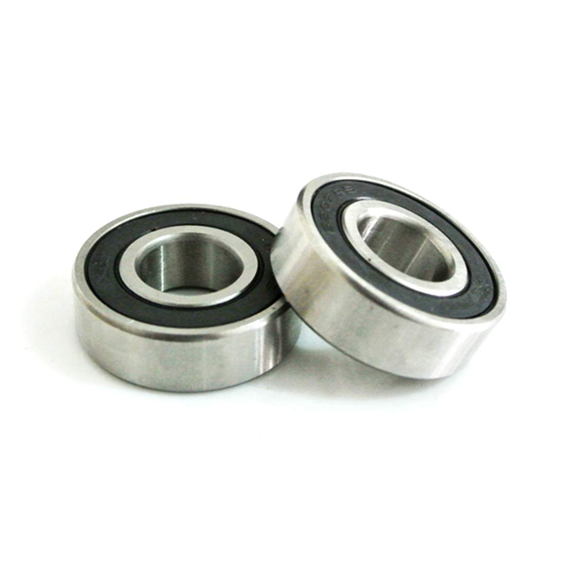 VCUJSUC 6202RS Bearings Double Rubber Seal Bearings 15x35x11mm, Pre-Lubricated and Stable Performance and Cost Effective, Deep Groove Ball Bearings (2 Pcs)