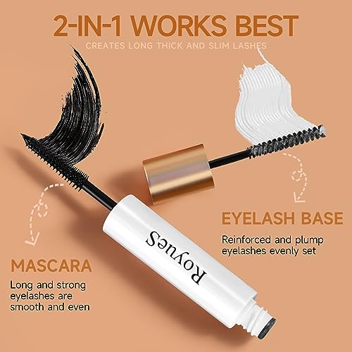 Mascara Primer Lashes Mascara Two Step With Primer For Maximum Impact, Length And Curling Buildable Formula,Double-Ended Volume Set - Image 3