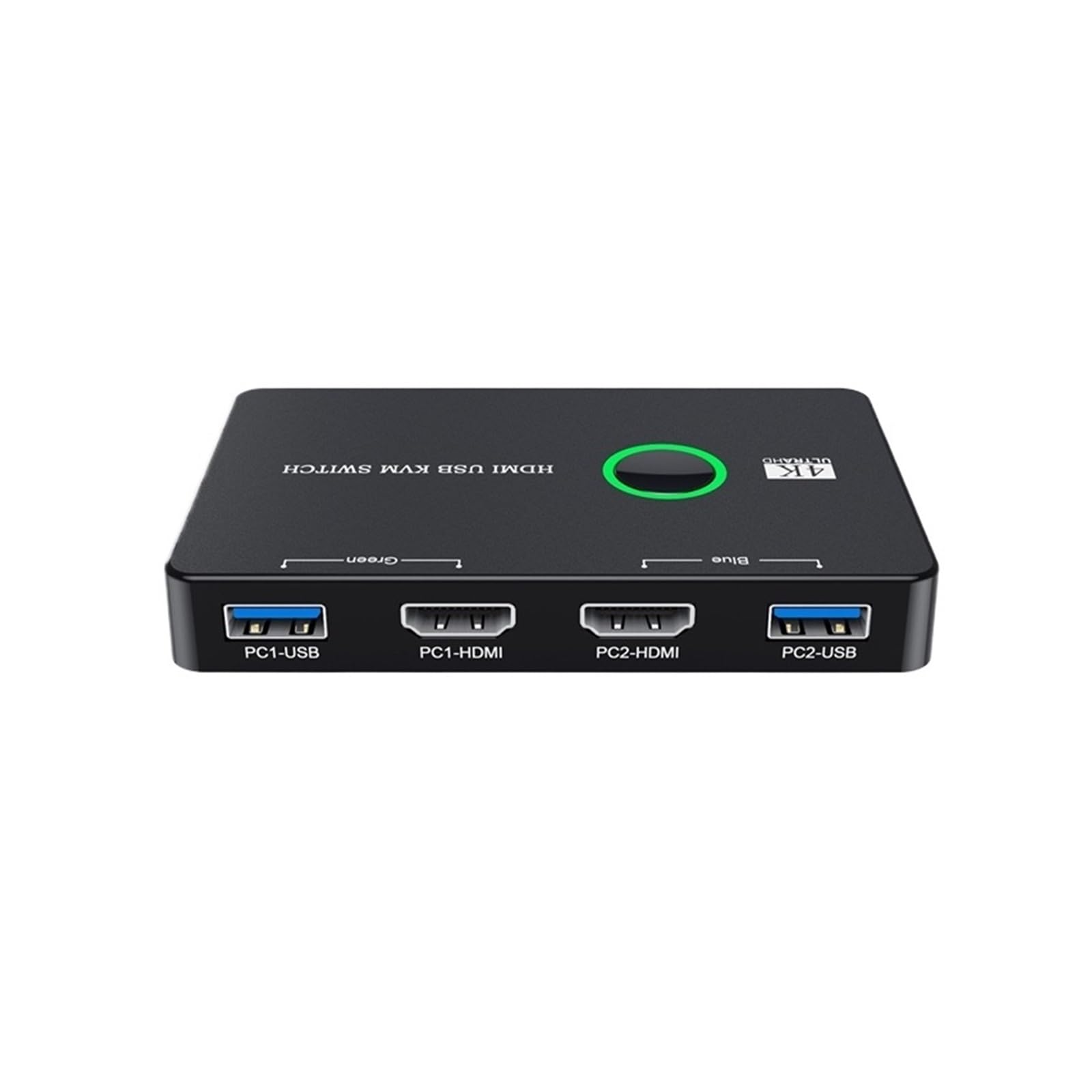 usb kvm switch 2 port box usb and hdmi-compatible switch for 2 computers share keyboard mouse printer and one hd monitor us
