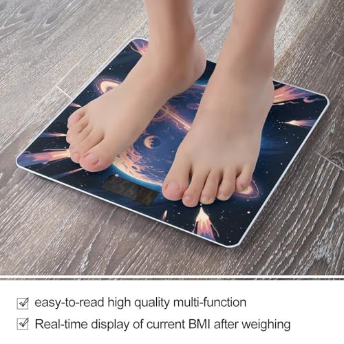 Báscula digital de baño Mysterious Planet 400 lb miniatura 5