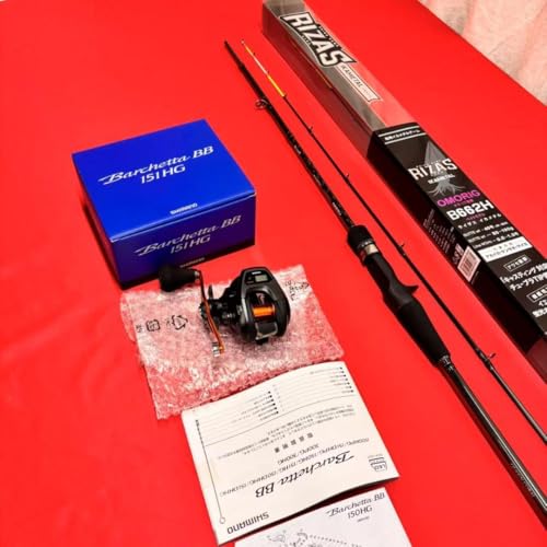 イカメタル　オモリグロッド　リールセット　シマノ　バルケッタbb151DHHG イカメタル オモリグロッド リールセット シマノ バルケッタ