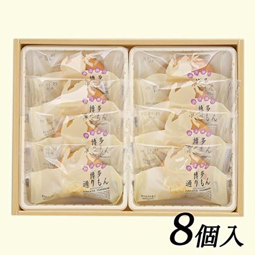 Meigetsudo Western Japanese Wagashi Manju Hakata Torimon 8 pcs - Very Popular Souvenir Sweets From Fukuoka ( Monde Selection )