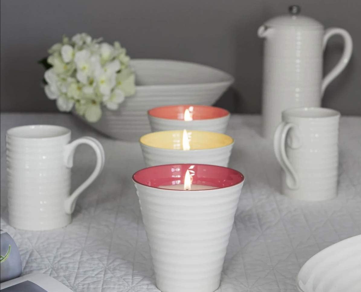 Sophie Conran Candle, White/Green, One Size - Image 4
