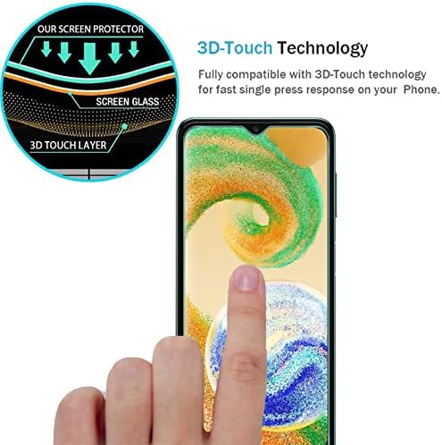 AOKUMA Tempered Glass for Samsung Galaxy A04s/Motorola Moto G10/G30/G50 Screen Protector, [2 Pack] Premium Quality Guard Film, Case Friendly, Shatterproof, Shockproof, Scratchproof oilproof