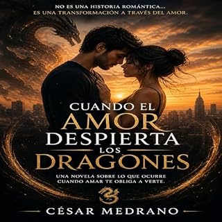 Diseño de la portada del título Cuando El Amor Despierta Los Dragones