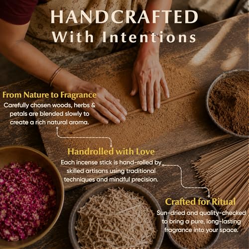 Image of Sai Darshan Handcrafted Incense- 30 Agarbatti Stick | 1 Hr Burning Time, 2+ Hr Retention | Shirdi Inspired Sacred Fragrance, Low Smoke | Free Agarbatti Holder | Incense Sticks for Home