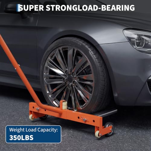 Adjustable Rolling Tire Wheel Dolly 350 LBS