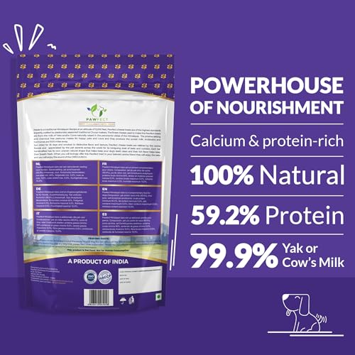 Image of Pawfect Himalayan Cheese Puff Bites for Dogs - 100% Natural Crunchy Treat - High in Protein & Calcium - Healthy Training Treat - Grain-Free - Limited Ingredient Treats for Dogs (70g /2.47oz)
