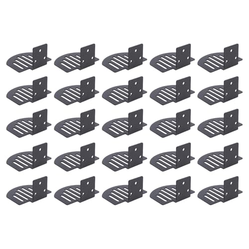 Bewinner Pare-Neige à Joint Debout, Arrêt de Glace de Toit en Acier au Carbone Robuste avec Conception en Forme d'éventail, Imperméabilisation et Installation Facile pour la Prévention de la Neige