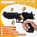 Automatic Shell Ejecting Toy Gun with 100 Soft Bullets,Realistic Toy Gun Pistol,Gun Fidget Toy,Christmas Birthday Gifts for Kids Adults Boys Age 8+