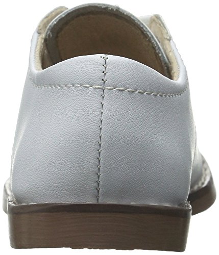 Footmates Willy Lace-Up Leather Oxford Girls And Boys Dress Shoes With Wide Toe Box And Custom-Fit Insoles, Non-Marking Outsoles, White - 6.5 Toddler (1-4 Years) #TOP2