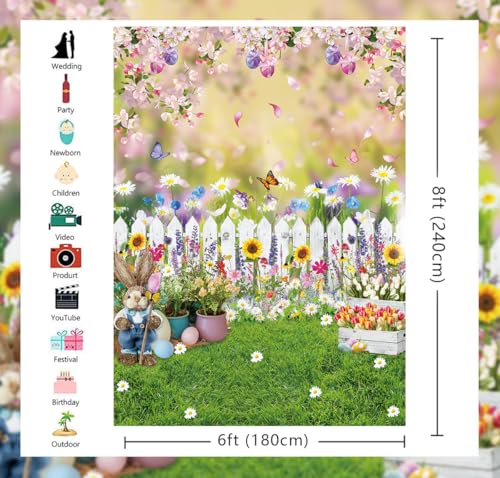 Fondo Fotográfico Verde 6x8 ft para Fotografía miniatura 6